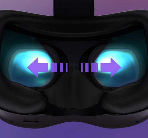 Automatic IPD adjustment aligns the lenses to your pupils for improved visual clarity and comfort.(5)