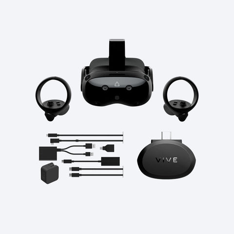 VIVE Focus Vision + Wired Streaming Kit + Facial Tracker