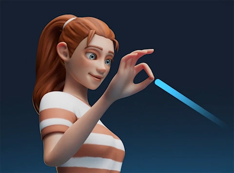 An infrared floodlight and four tracking cameras support illuminated hand tracking for natural gesture control.(6)