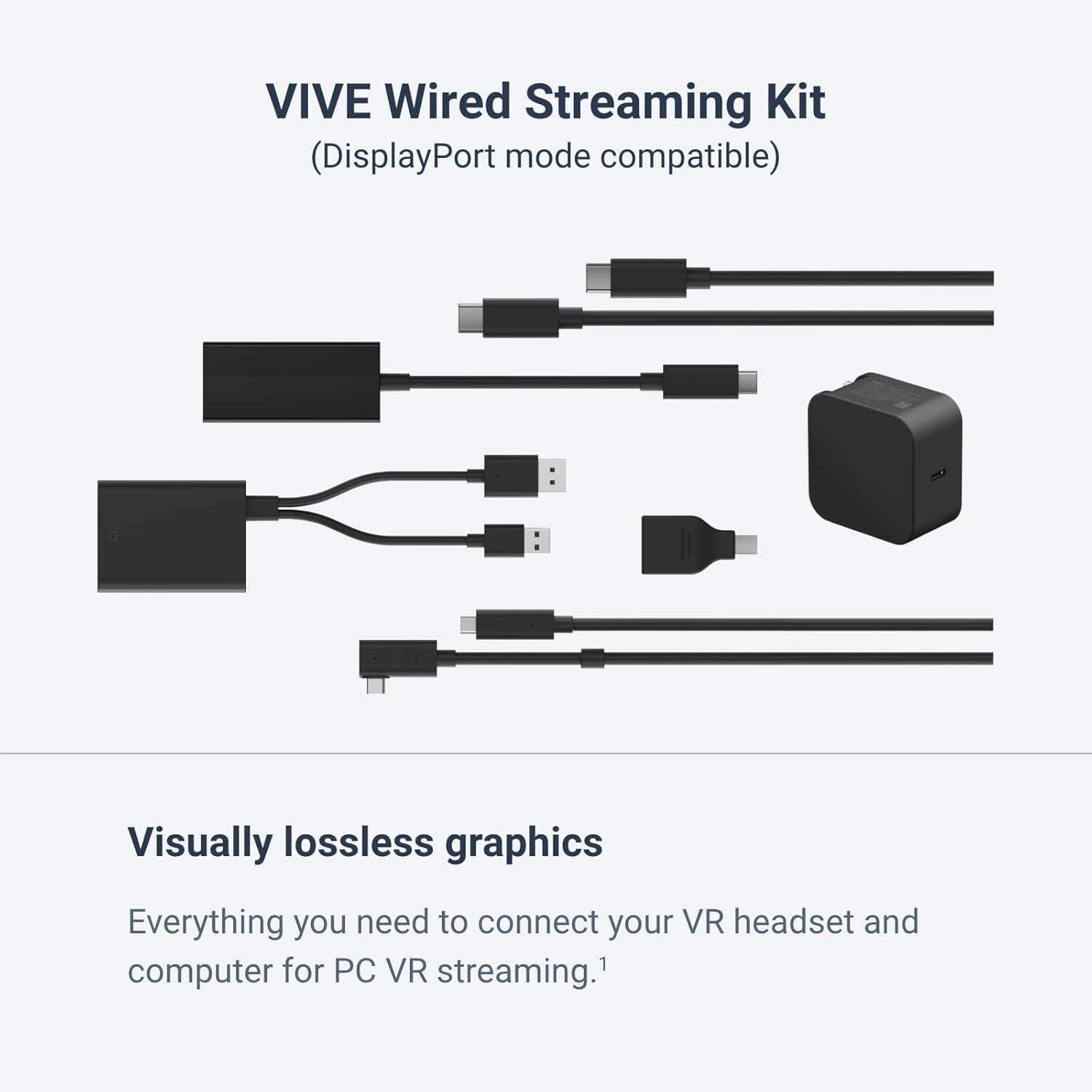 HTC Vive Focus Vision Full Kit - VR Headset with DisplayPort PC