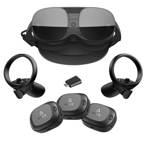 VIVE XR Elite + Ultimate Tracker 3 Trackers + 1 Dongle
